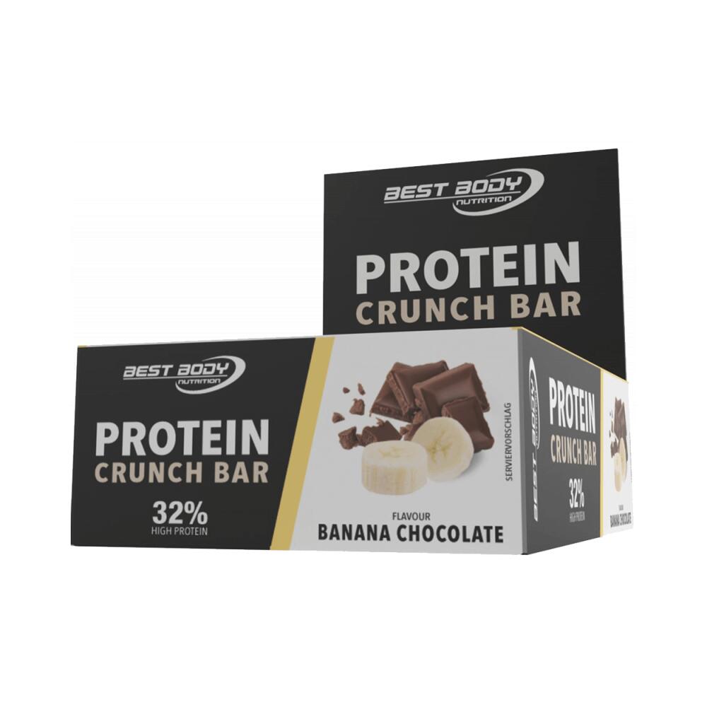 Best Body Nutrition - Best Body Nutrition Protein Crunch Bar 33% (12x35g) Banana Chocolate - Barres - Barre Chocolatée - Decathlon