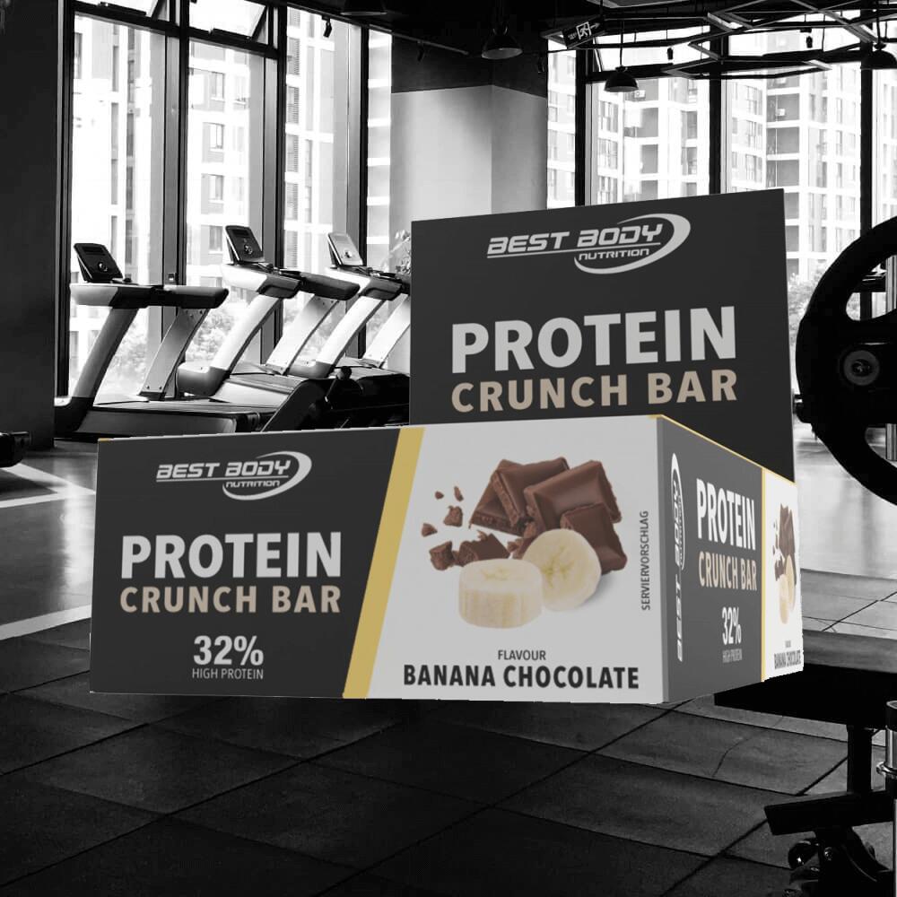 Best Body Nutrition Protein Crunch Bar 33% (12x35g) Banana Chocolate - Barres 2/3