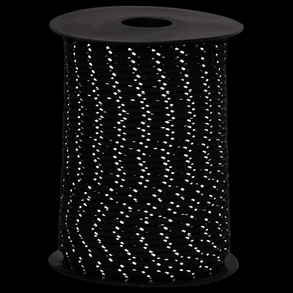 VidaXL Zelt-Abspannleine 50 m x 3 mm mit Reflektorstreifen und Spannern 3/3