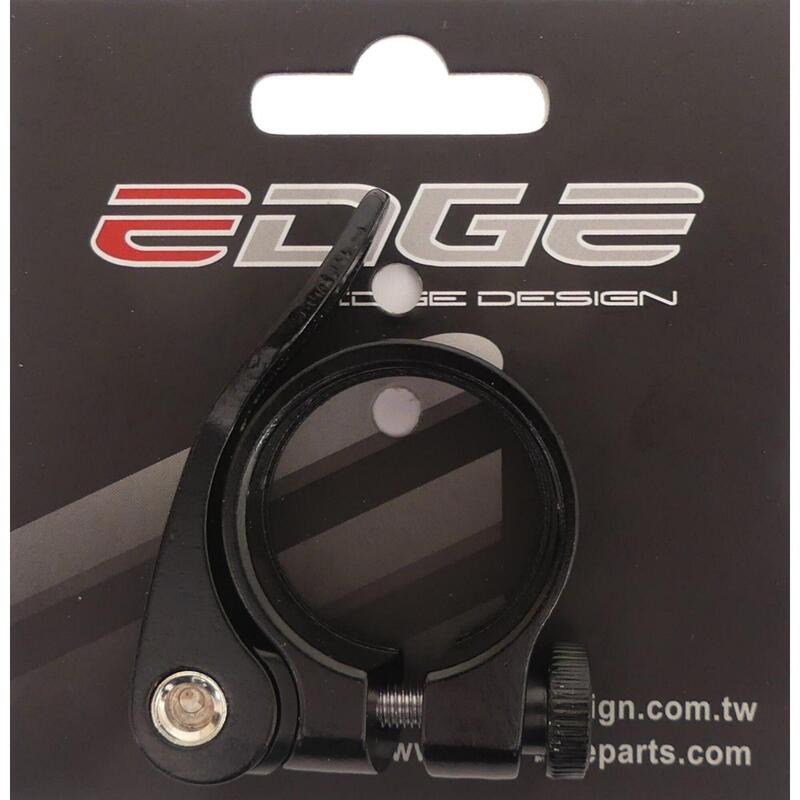 Collier de tige de selle Edge Ø34.9 Alu Quick-Release - Noir