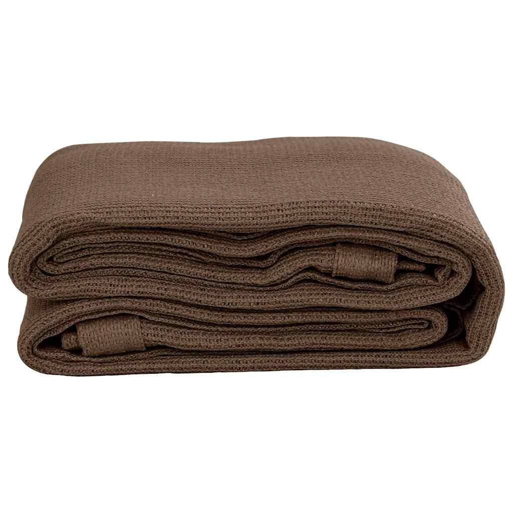 Tapis de tente Vidaxl 250x350 cm brun pour extérieur 3/4