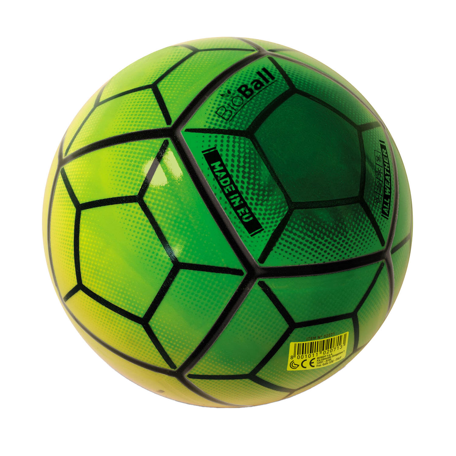 MONDO Mondo Strandvoetbal Pixel, 23 cm - Kleurrijke Strandbal