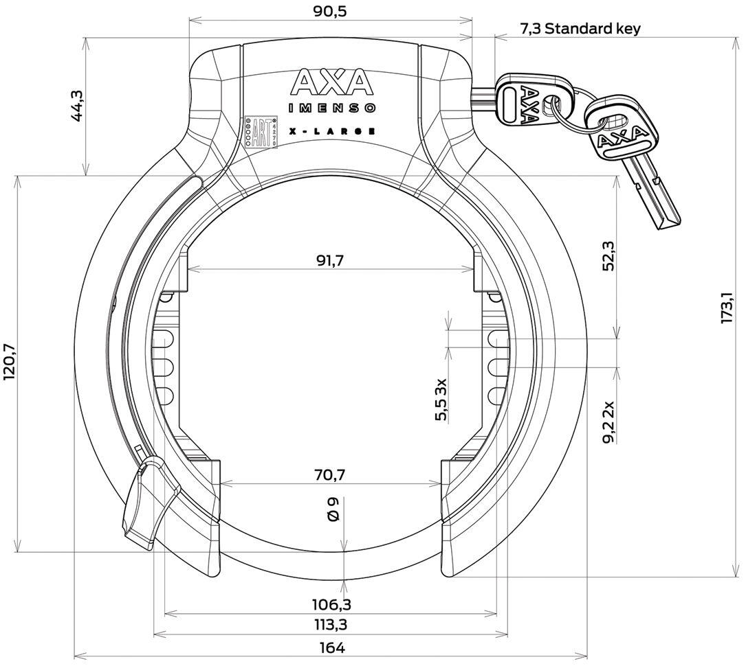 AXA Ringslot imenso x-large 2/4