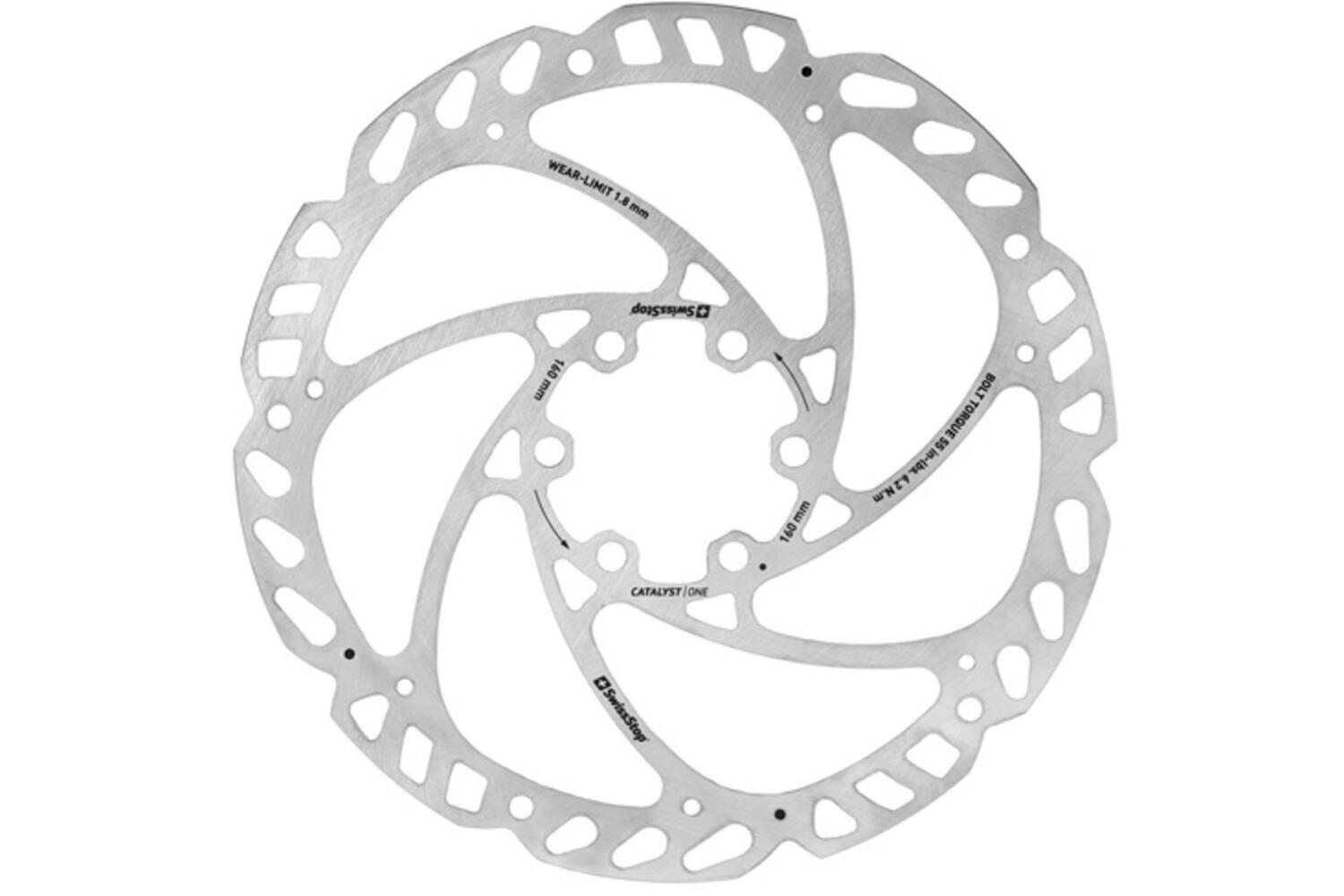 SWISSSTOP SwissStop Remschijf Catalyst One 6 Bolt 160mm - Krachtig en Betrouwbaar
