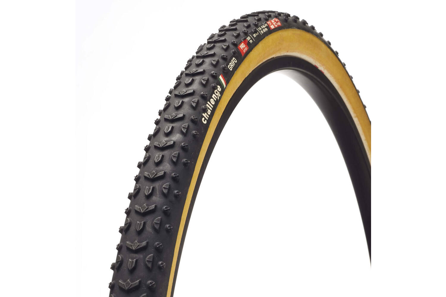 CHALLENGE Challenge Grifo Pro Tubular 700x33c Fietsband Zwart Bruin