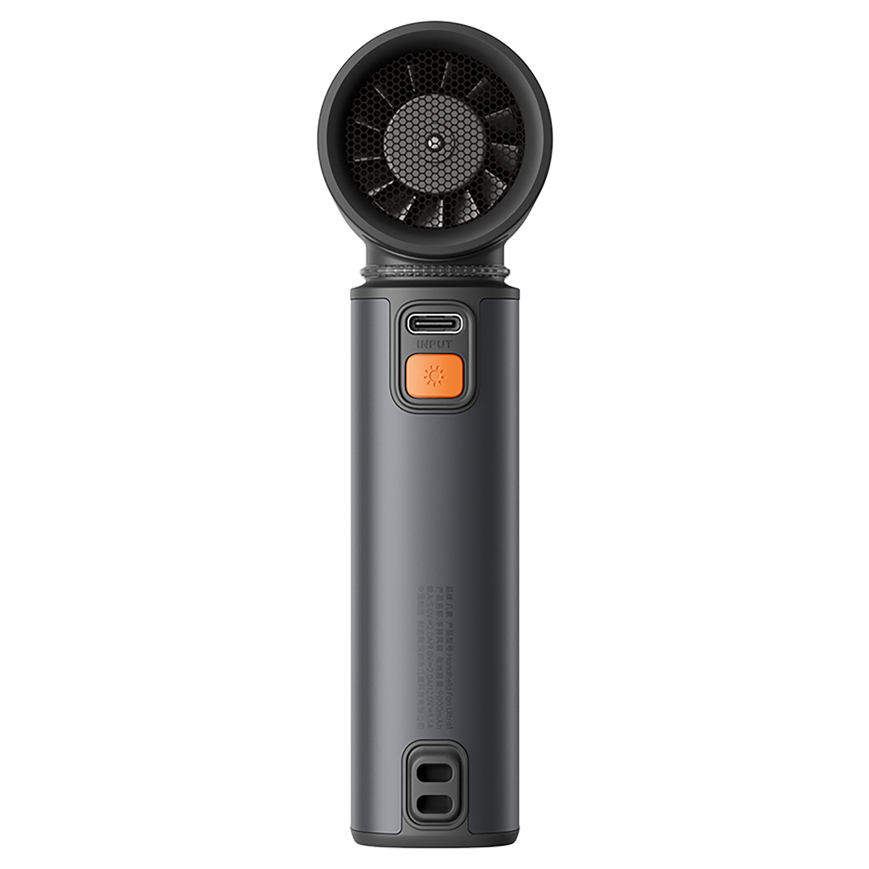 Jisulife ventilador portátil de mano Fan Ultra 9000mAh, gris metalizado 2/5
