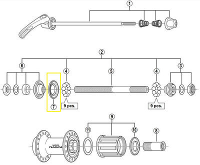 Shimano Stoffhaube Links FH-4500 - Hochwertig