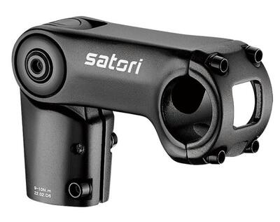 Satori verstelbare stuurpen hatchback ø31.8mm - mat zwart