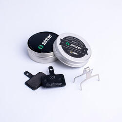 Plaquettes de frein à disque haute performance noires