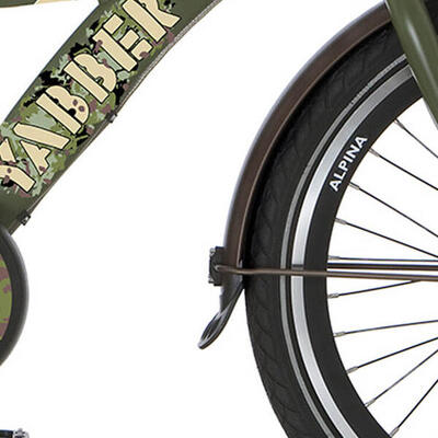 Stijlvolle alpina spatbord set voor 20 inch fietsen