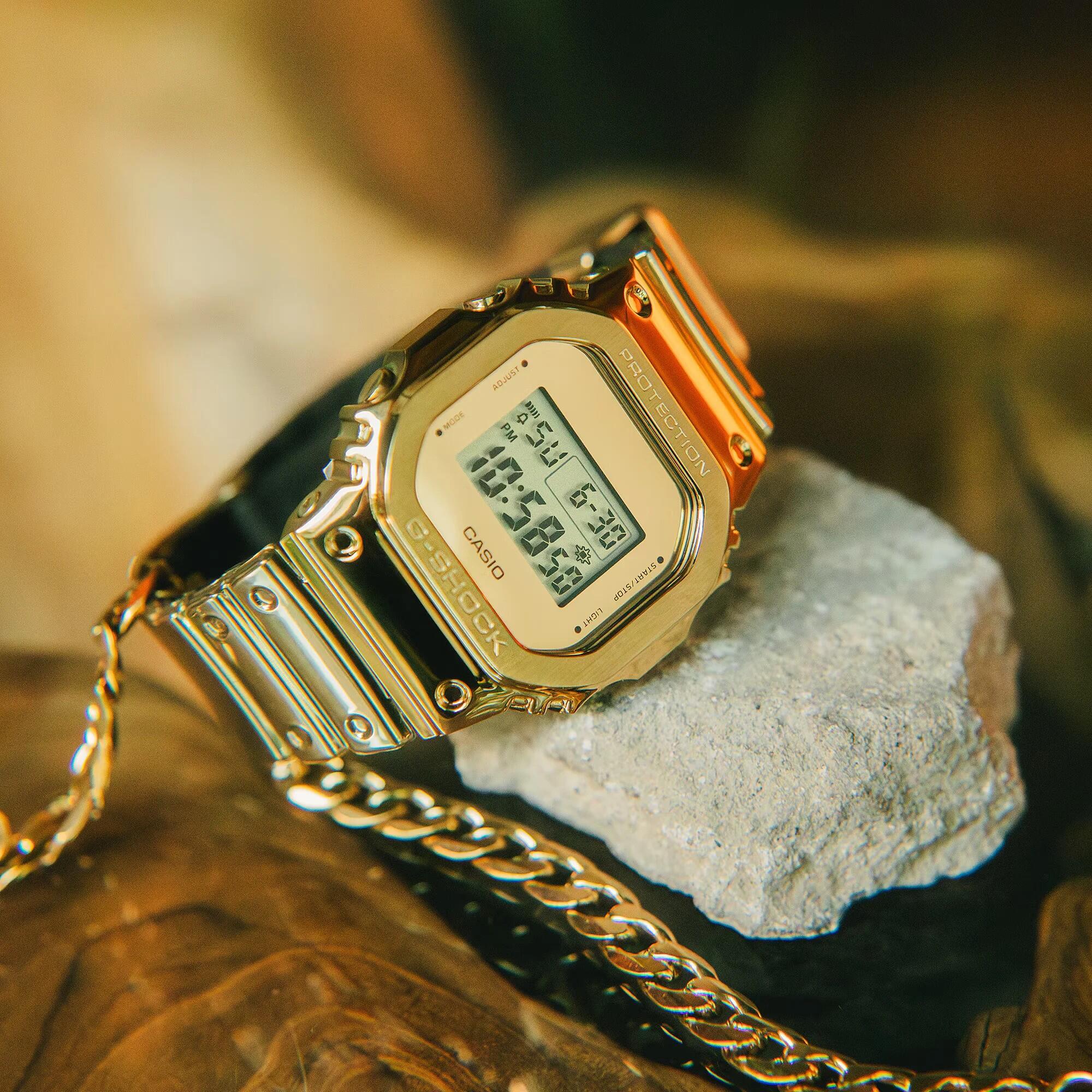 Casio Digital Montre Doré/Doré GM-5600YMG-9ER 5/6