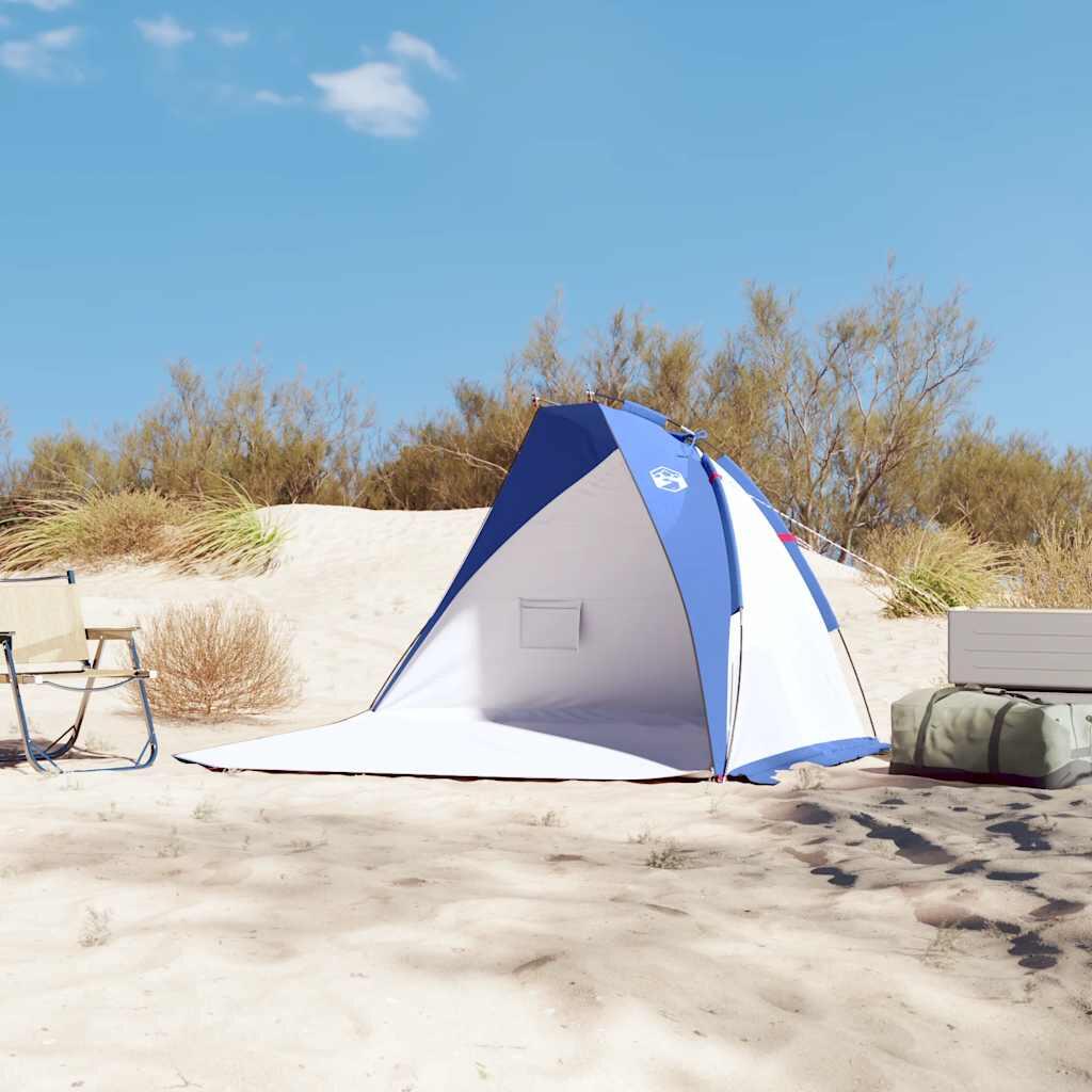 Comfortabele Vidaxl Strandtent 268x223x125 cm Azuurblauw 7/7