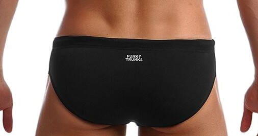 Kąpielówki męskie Funky Trunks Still Black - slipy