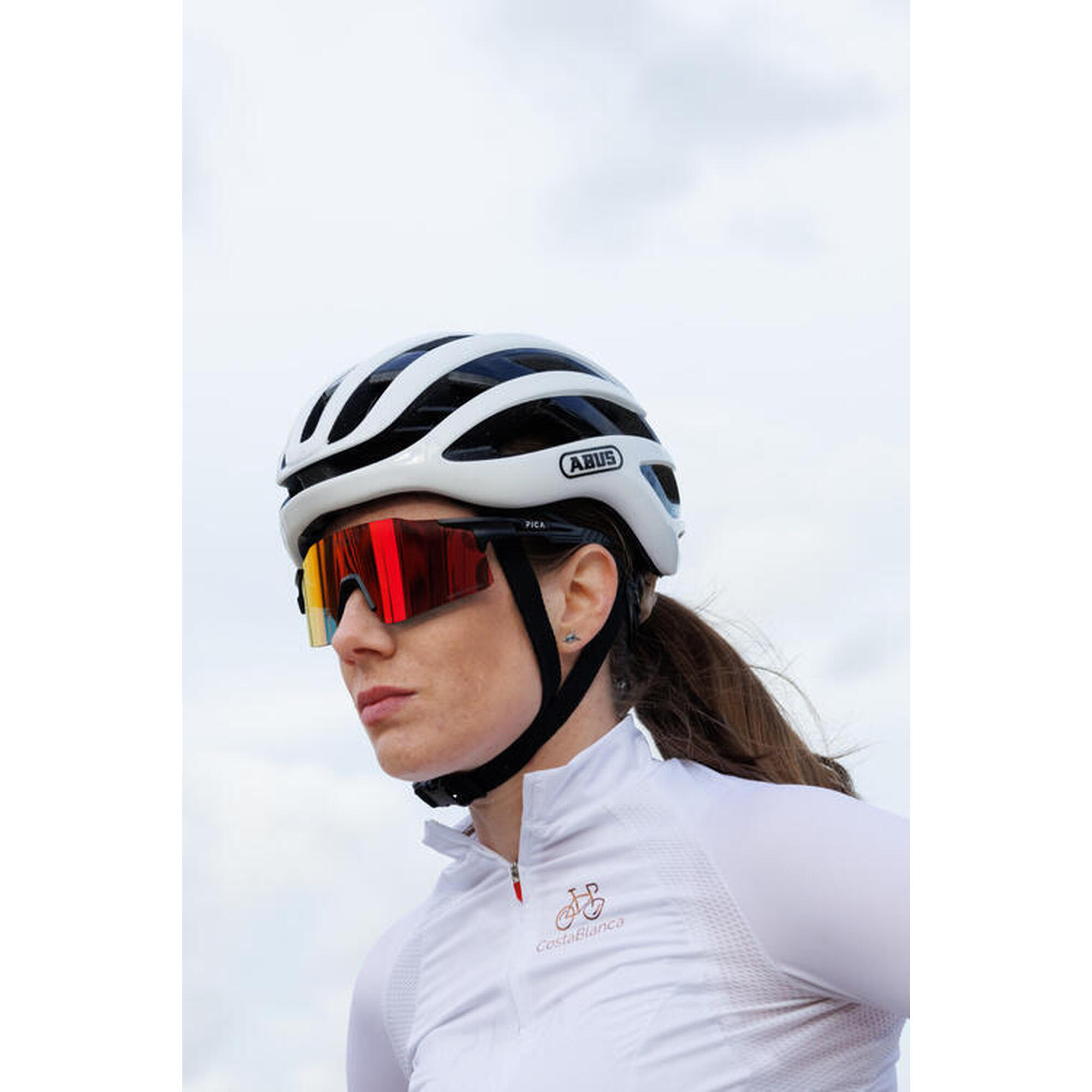 Okulary na rower TREZADO PICA ORRU fotochromowe czerwone