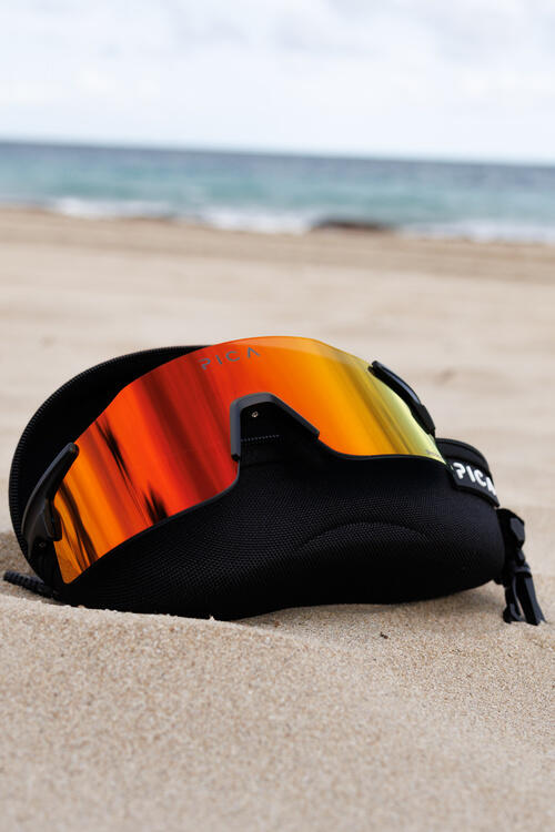 Okulary na rower TREZADO PICA ORRU fotochromowe czerwone 4/6