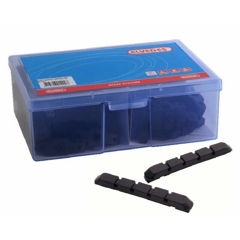 ELVEDES Box of 25 pairs of replacement brake pads for brake pad holders Elvedes V-type