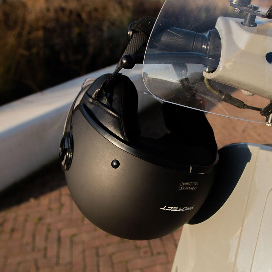 Pro-Tect Urban Casque XL pour Scooter et Vélo - Certifié ECE Noir 6/6