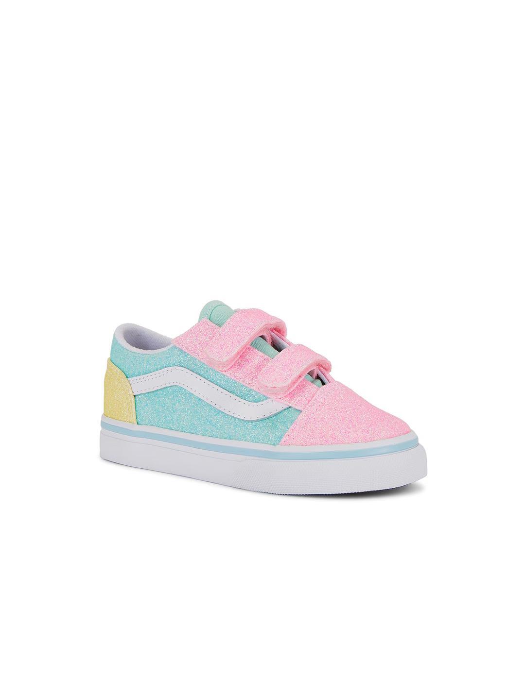 Chaussures pour fille Vans Old Skool Multicolores 3/4