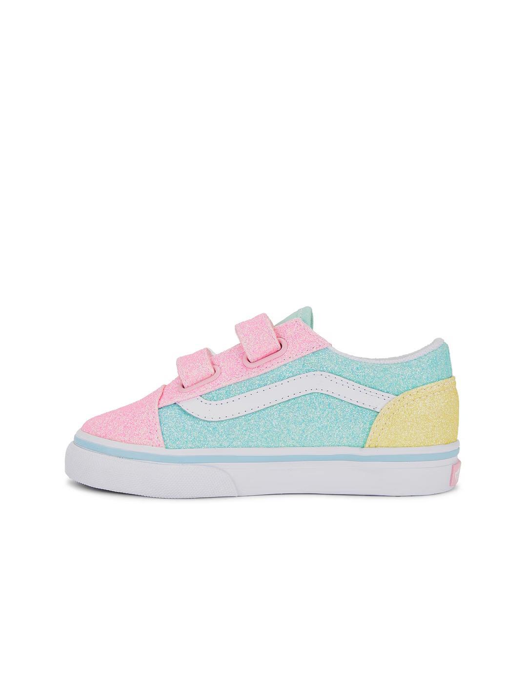 Chaussures pour fille Vans Old Skool Multicolores 2/4