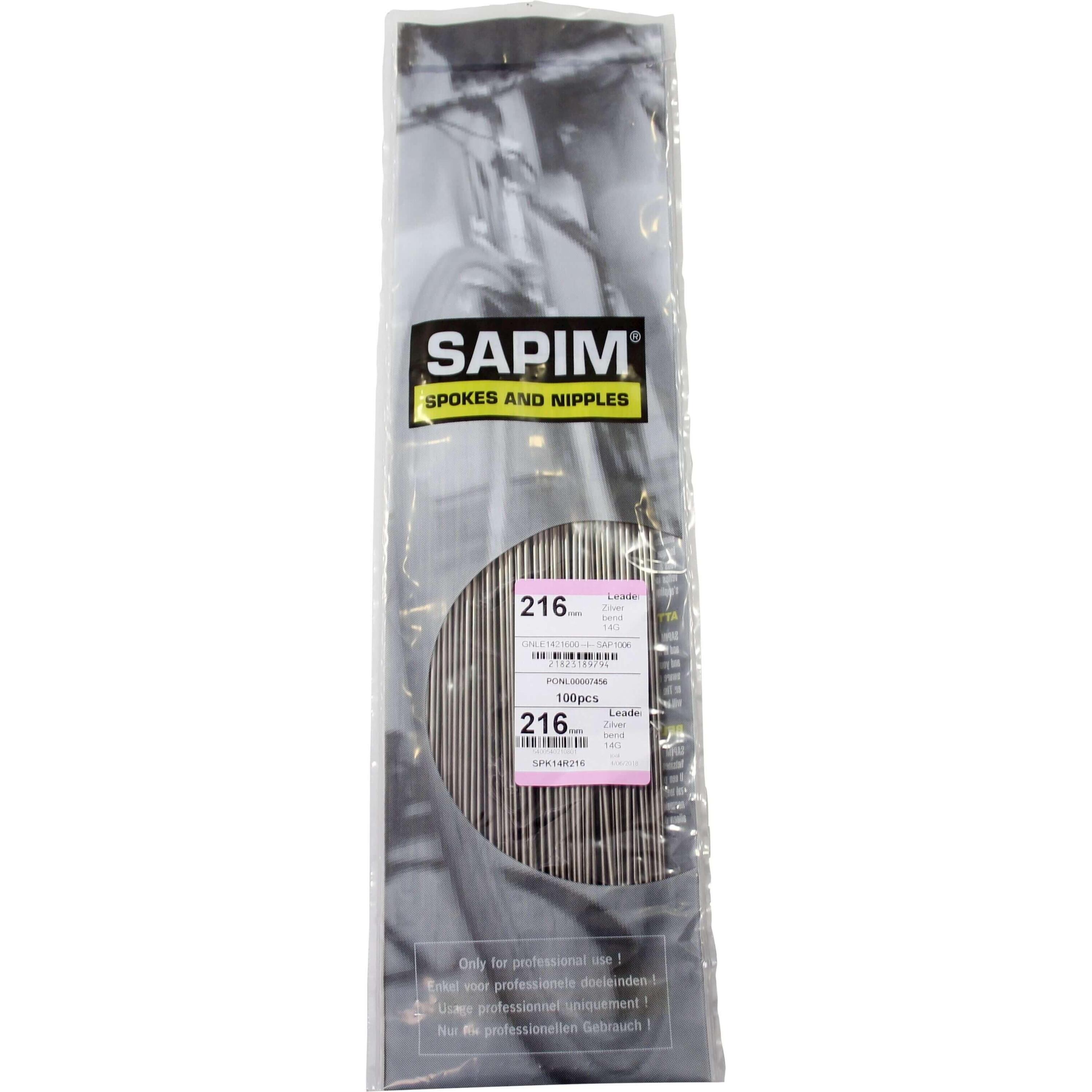 SAPIM Sapim Spaak Leader 14-234 RVS Z Nippel (1 stuk)