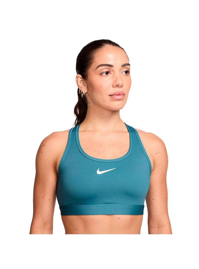 NIKE Top para Mujer Nike Swoosh Verde