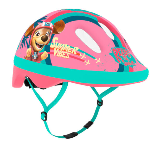 Veilige Nickelodeon Paw Patrol Fietshelm voor Meisjes - Roze - Maat 44-48 1/7