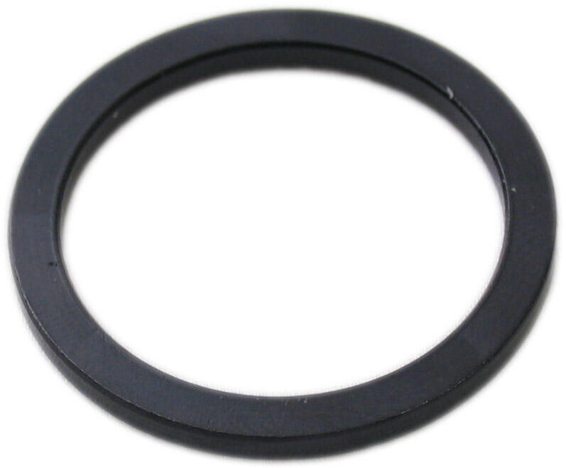 Set van 5 zwarte balhoofd vulringen 1.1/8" met 3mm spacer 2/2