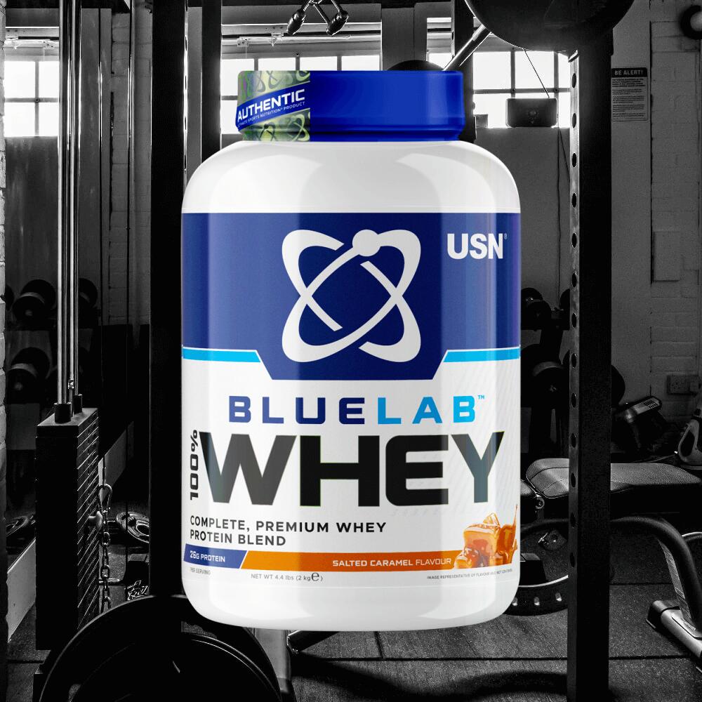 USN Blue Lab Whey (2000g) Salted Caramel - Protéines 2/3