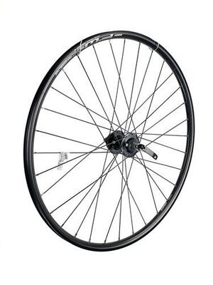 Rodi 27.5 voorwiel zwart met schijfrem en 6 gaten