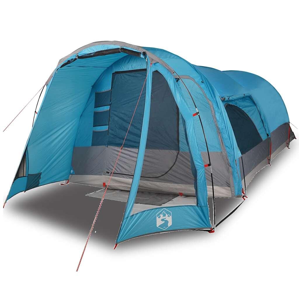 Tienda de túnel Vidaxl para familia de 8 personas - Impermeable en Azul 2/7