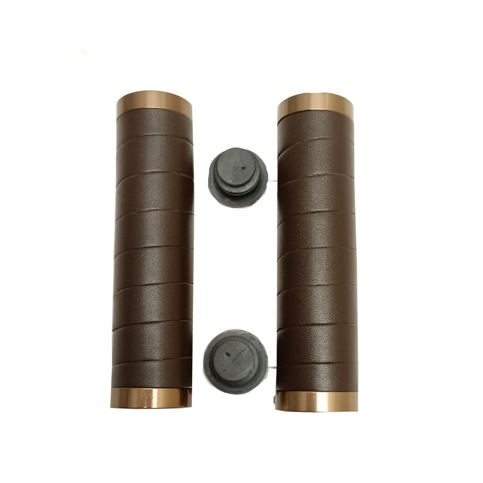 Falkx - Falkx Dark Brownny Handles Le Cuir Marron - Décoration Guidon - Marron - Decathlon