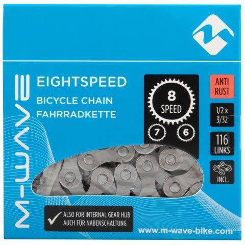 Chaîne M-Wave 8V 1 2x3 32 pour Ebike      3199€    M-WAVE Chaîne M-Wave 8V 1 2x3 32 pour EbikeVendu exclusivement en ligne   