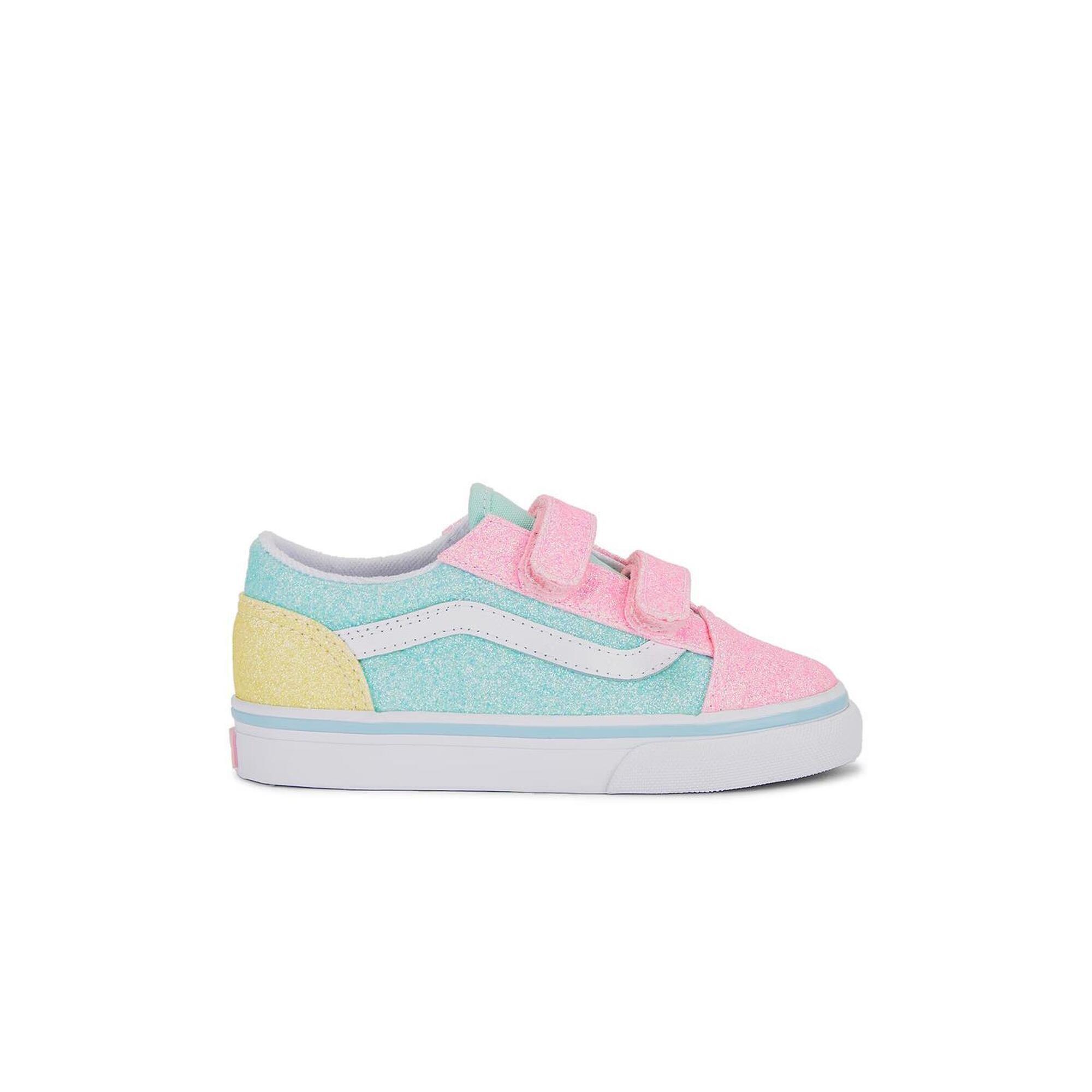 Vans - Chaussures Pour Fille Vans Old Skool Multicolores - Chaussures De Sport - Bleu|multicolore - Decathlon