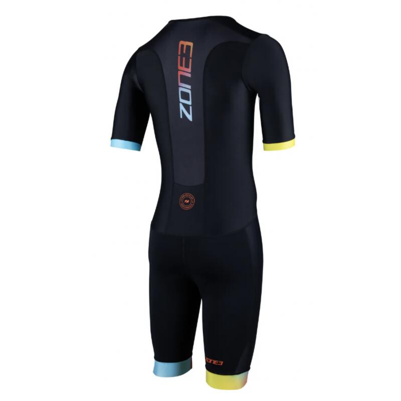 Trifonction Triathlon Men's Zone3 Activate+ Shortsleeve Trisuit 3/7
