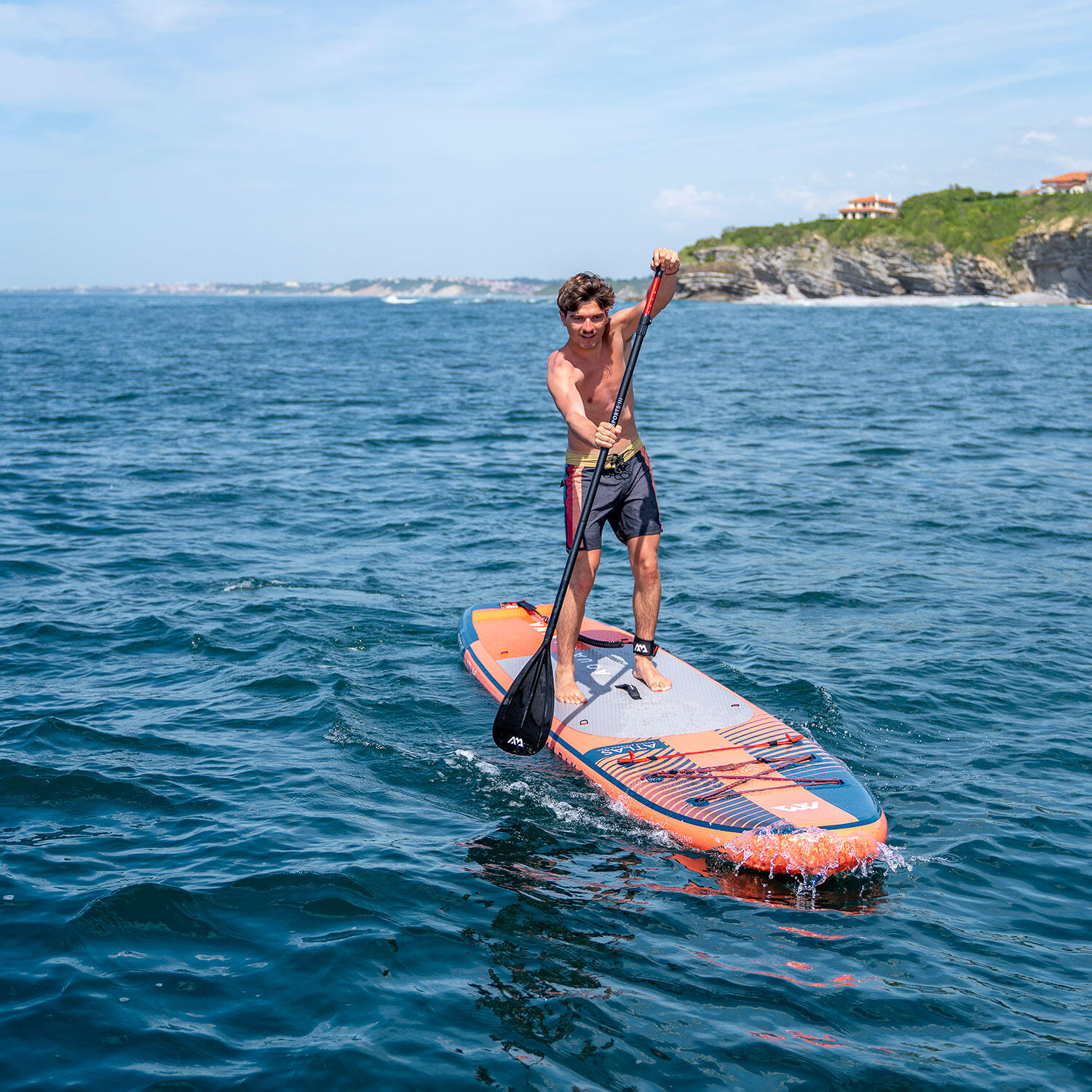 Deska SUP Aqua Marina Atlas 12'0" 366 cm Carbon + Pompka Elektryczna PBG 6 4/7
