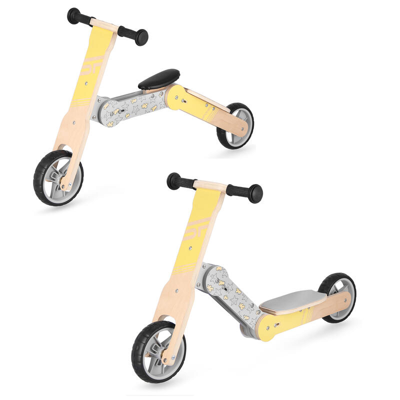 Rowerek biegowy i hulajnoga dziecięca 2w1 Spokey WOO-RIDE MULTI