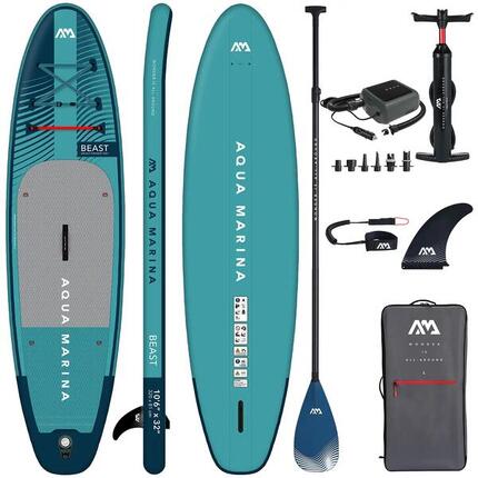 Aqua Marina Beast 10'6“ aufblasbares SUP Board + PBG 6 elektrische Pumpe