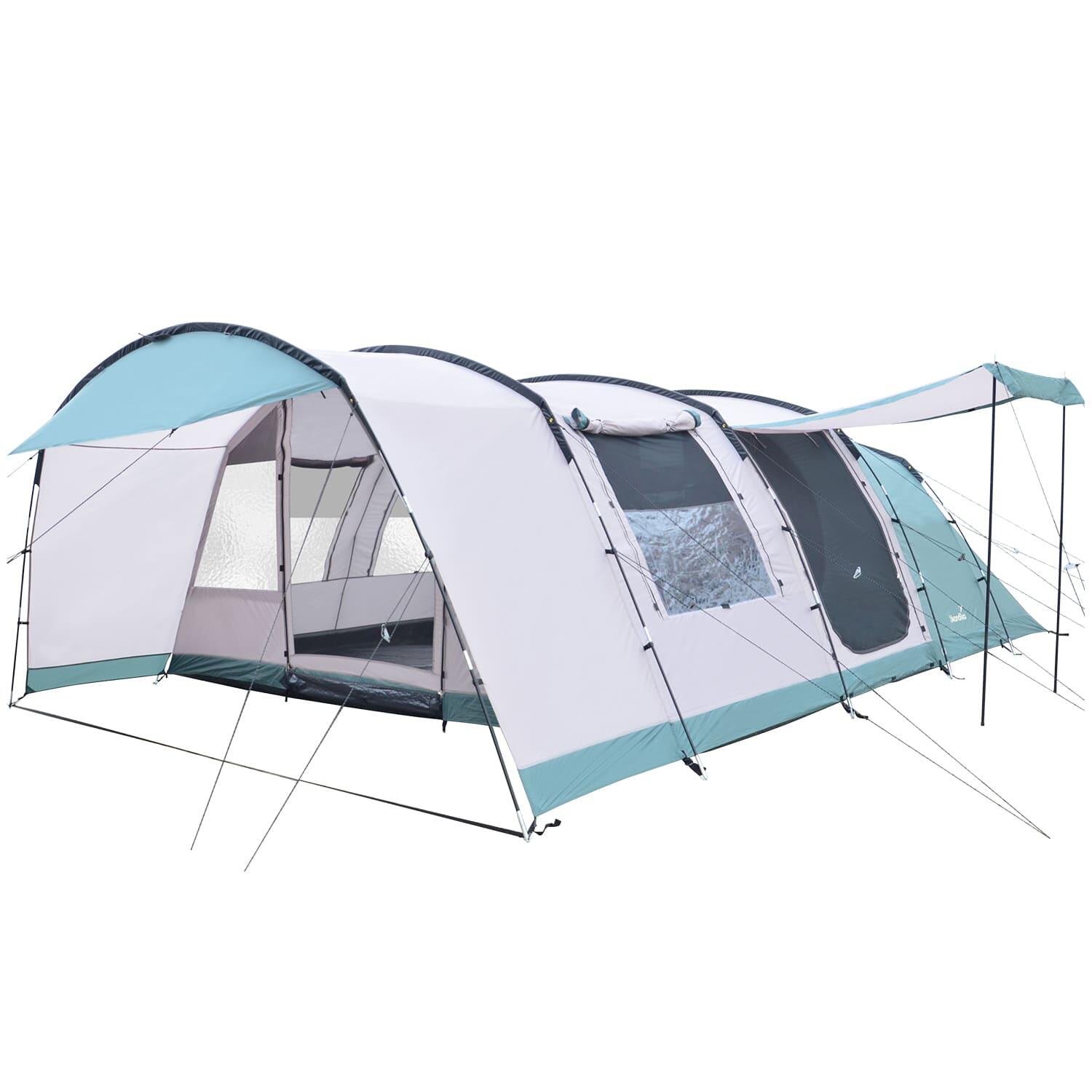 SKANDIKA Tenda da campeggio a tunnel - Hafslo 5 XL Sleeper Protect -  per 5 persone