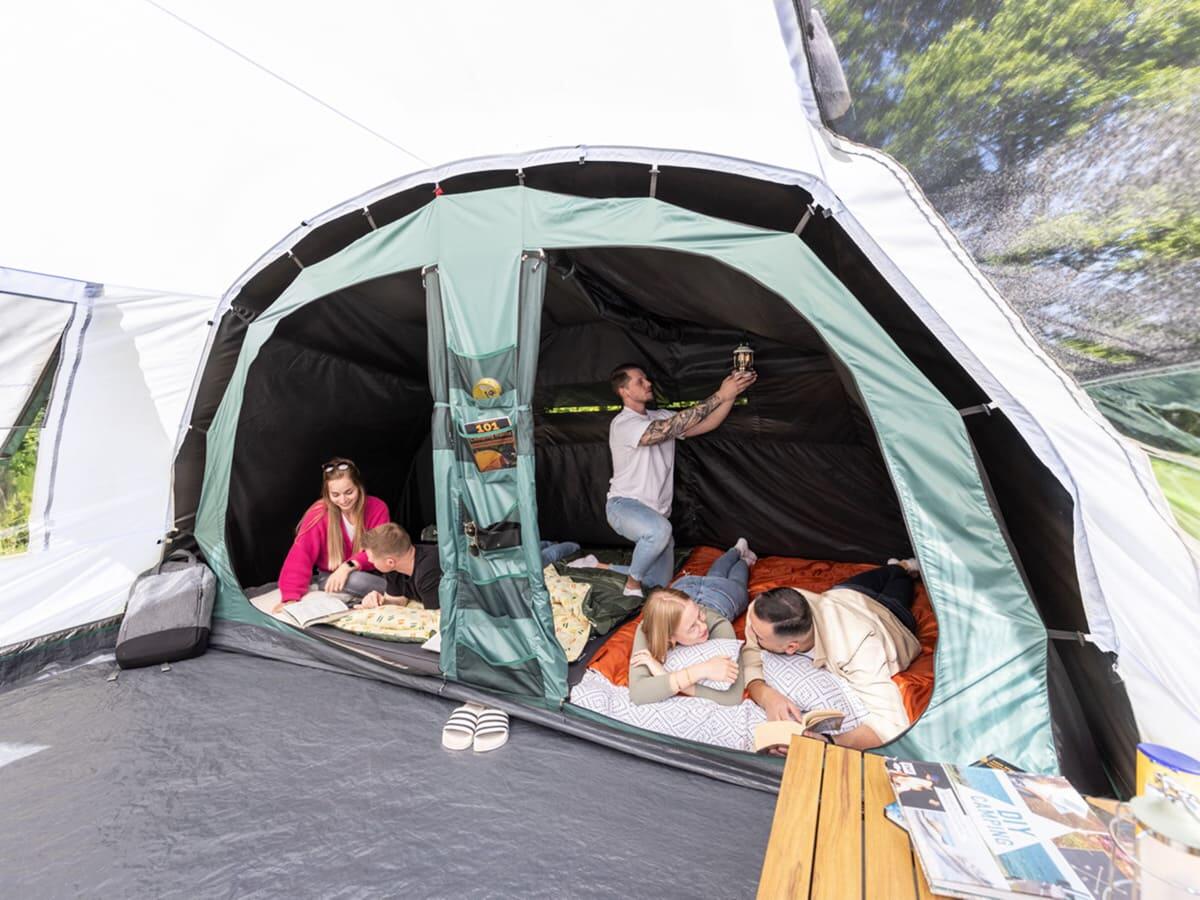 Namiot kempingowy tunelowy Hafslo 5 XL Sleeper Protect, 5-osobowy, 1-2 sypialnie 6/7