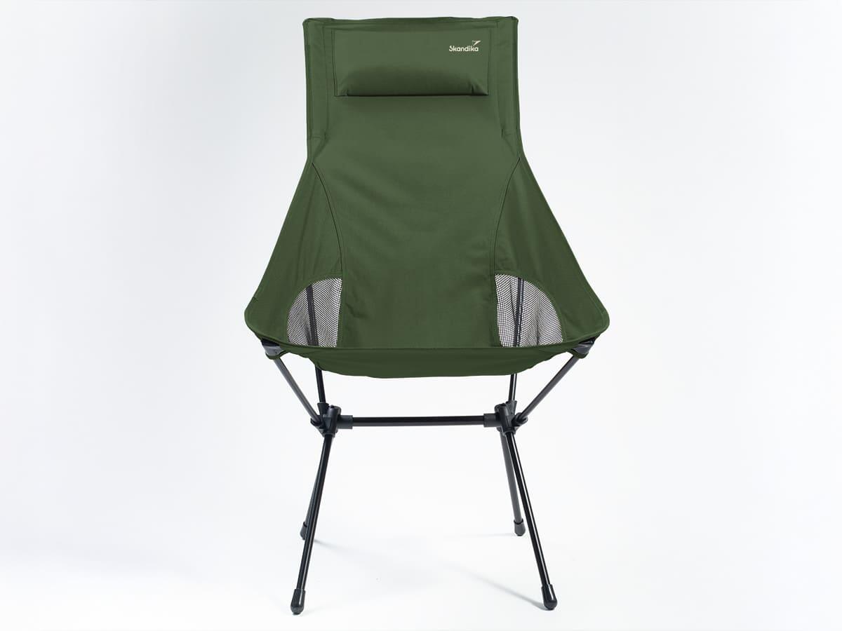 Sedia pieghevole da campeggio Solig - porta fino a 120 kg - telaio in acciaio 2/8