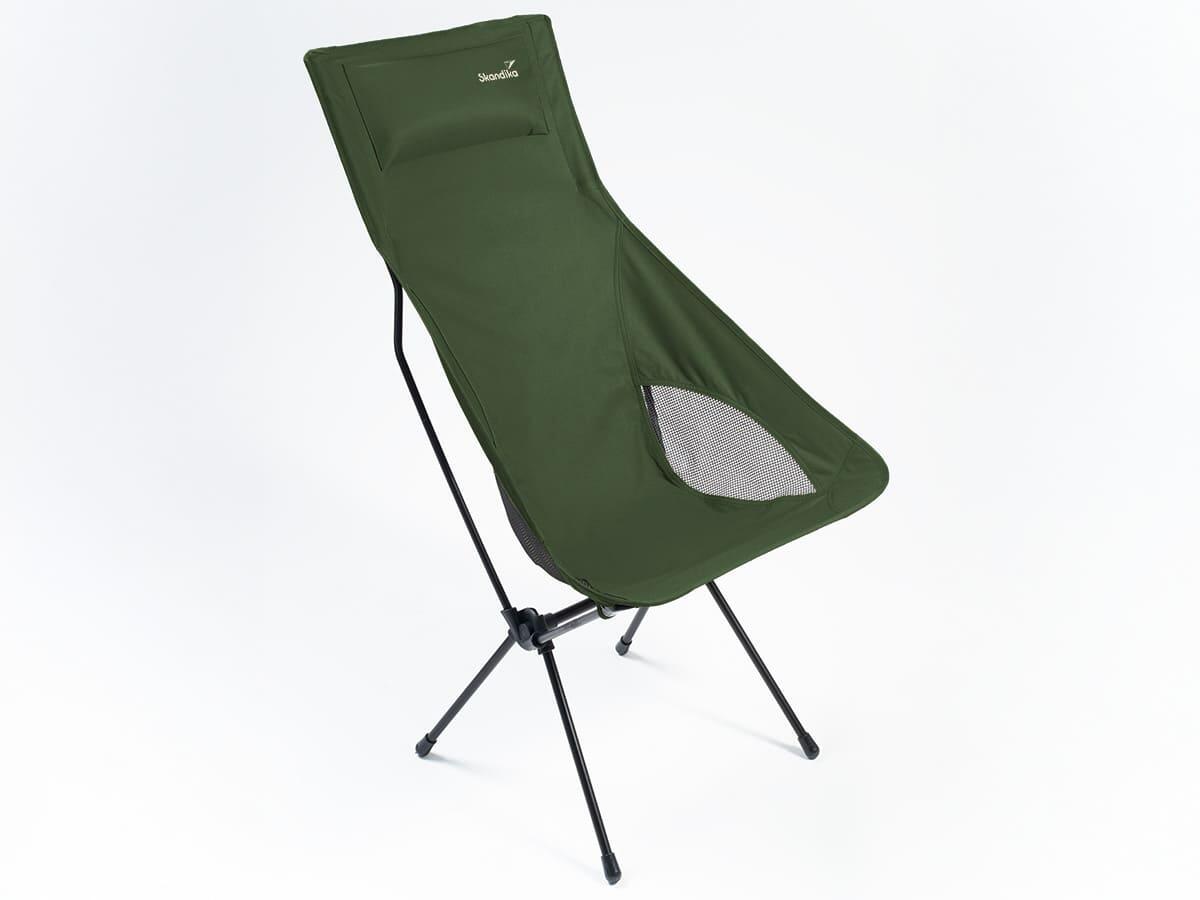 Sedia pieghevole da campeggio Solig - porta fino a 120 kg - telaio in acciaio 3/8