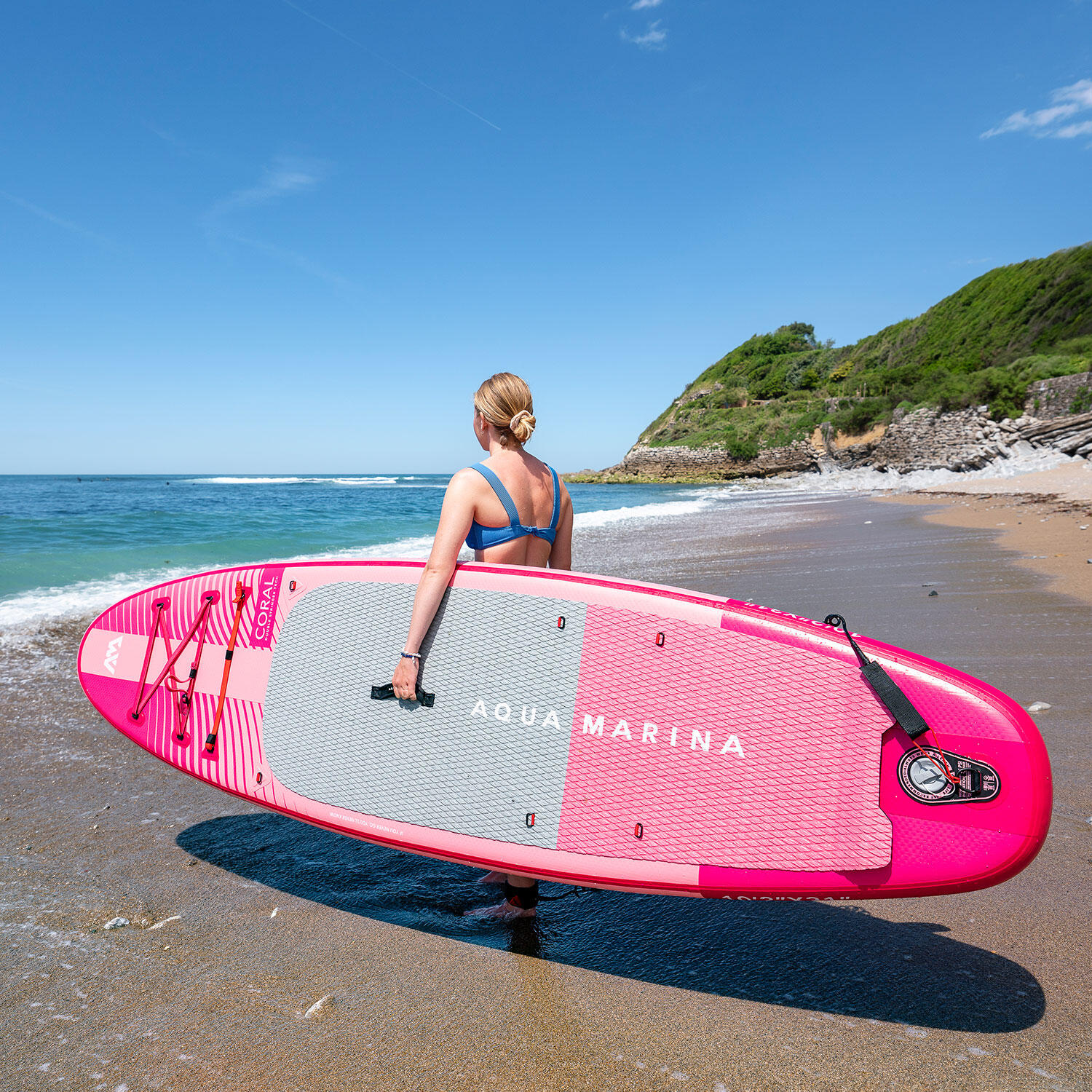 Deska Sup Aqua Marina Coral Raspberry 10.2 + Pompka Elektryczna PBG 6 3/7