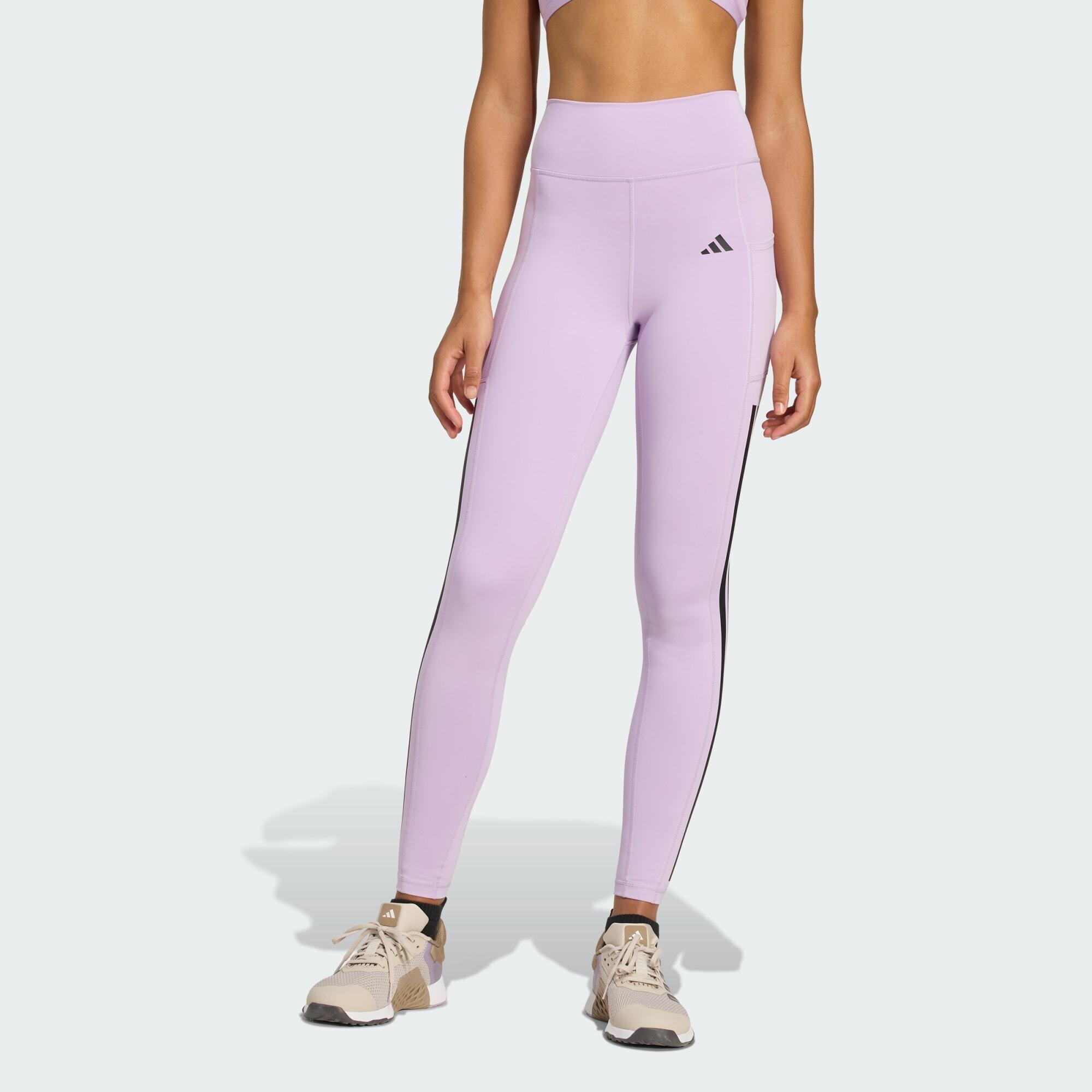 ADIDAS Optimé 3-Stripes Full-Length Leggings
