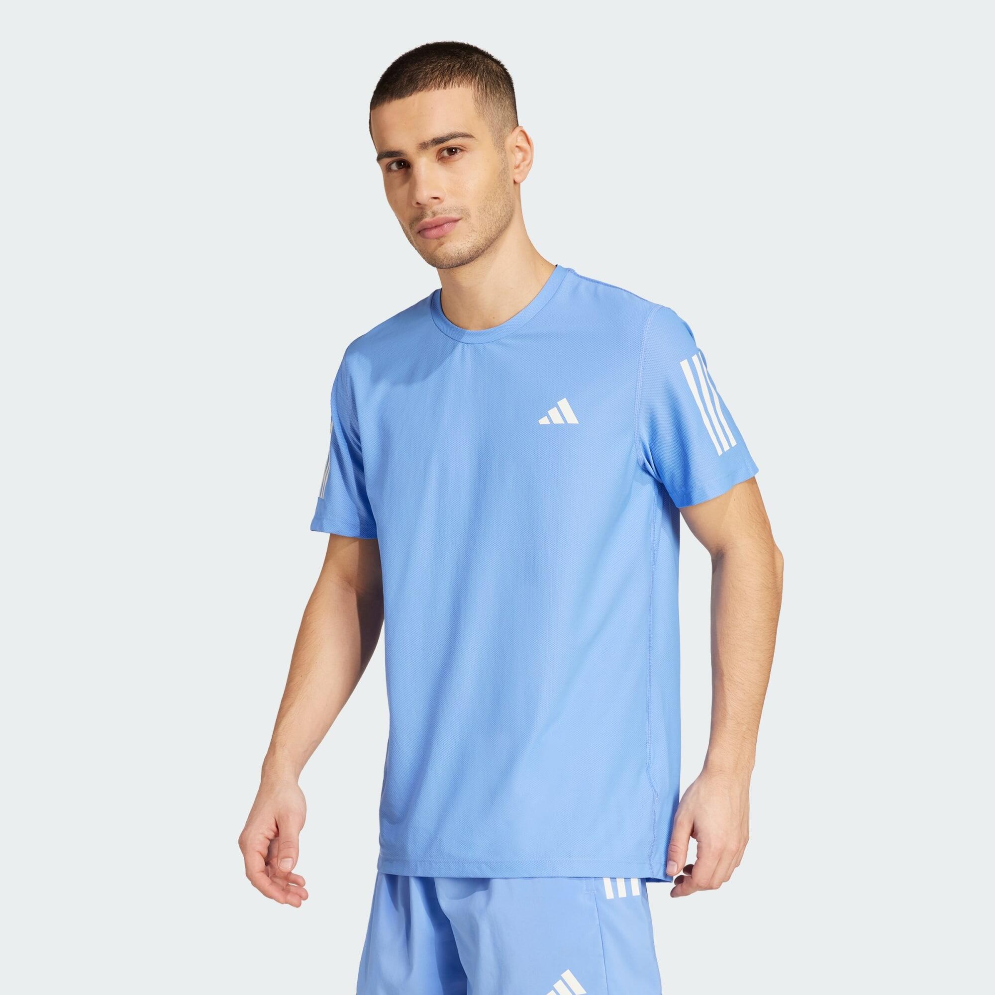 Adidas - T-shirt Own The Run - T-shirt Manches Courtes - Bleu - S - Decathlon