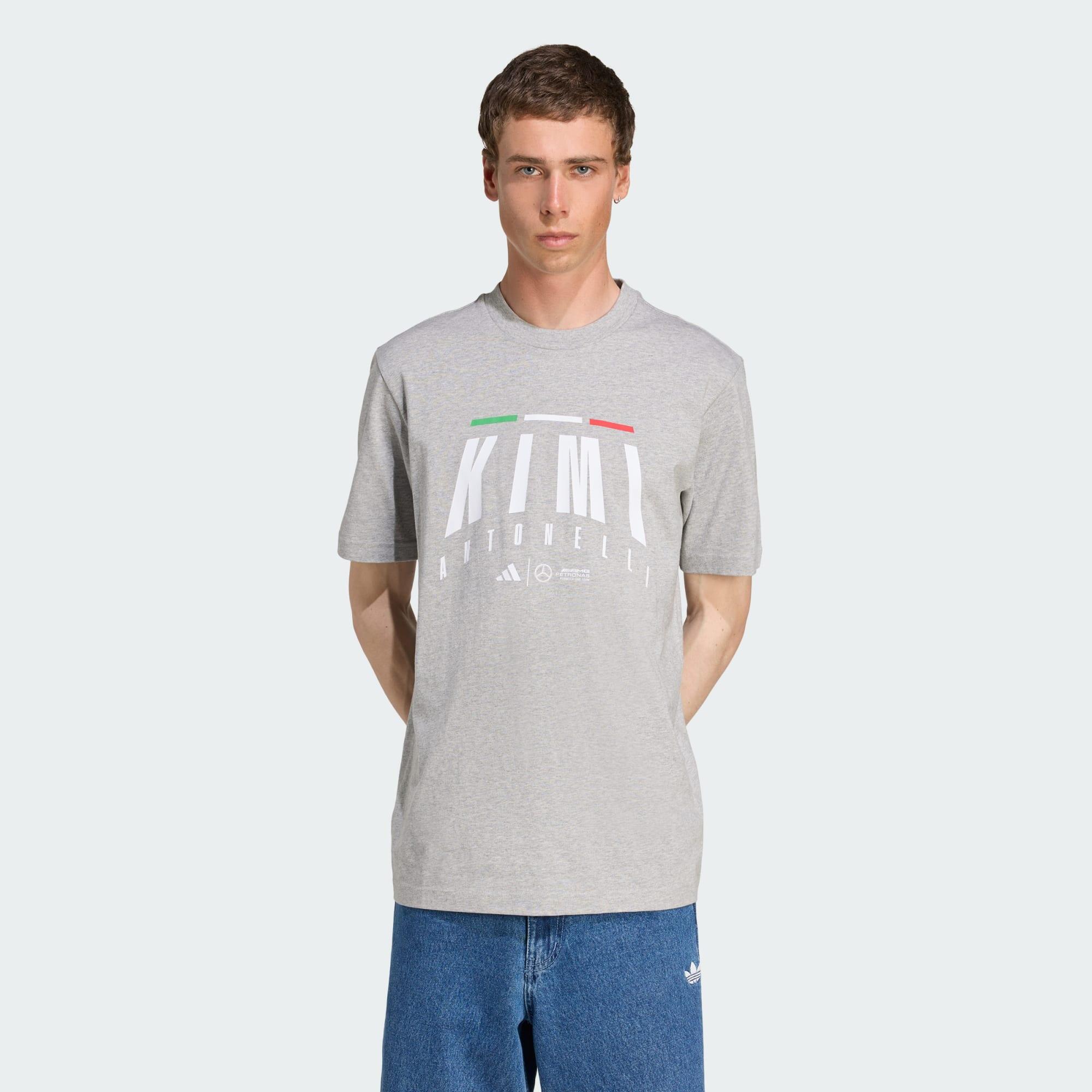 Adidas - T-shirt Kimi Antonelli Mercedes - Amg Petronas Formula One Team - T-shirt Manches Courtes - Gris - S - Decathlon