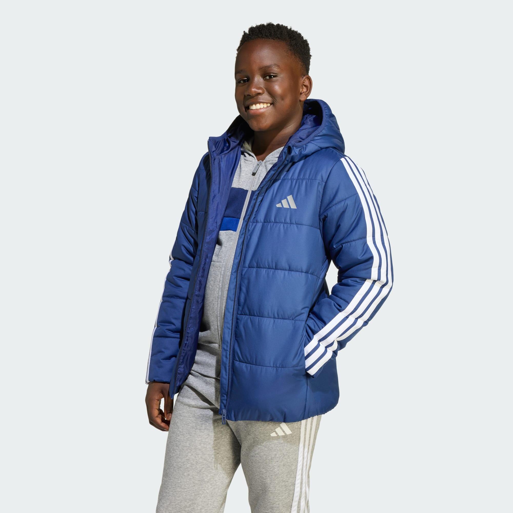 ADIDAS Chaqueta acolchada Essentials 3 bandas para niños