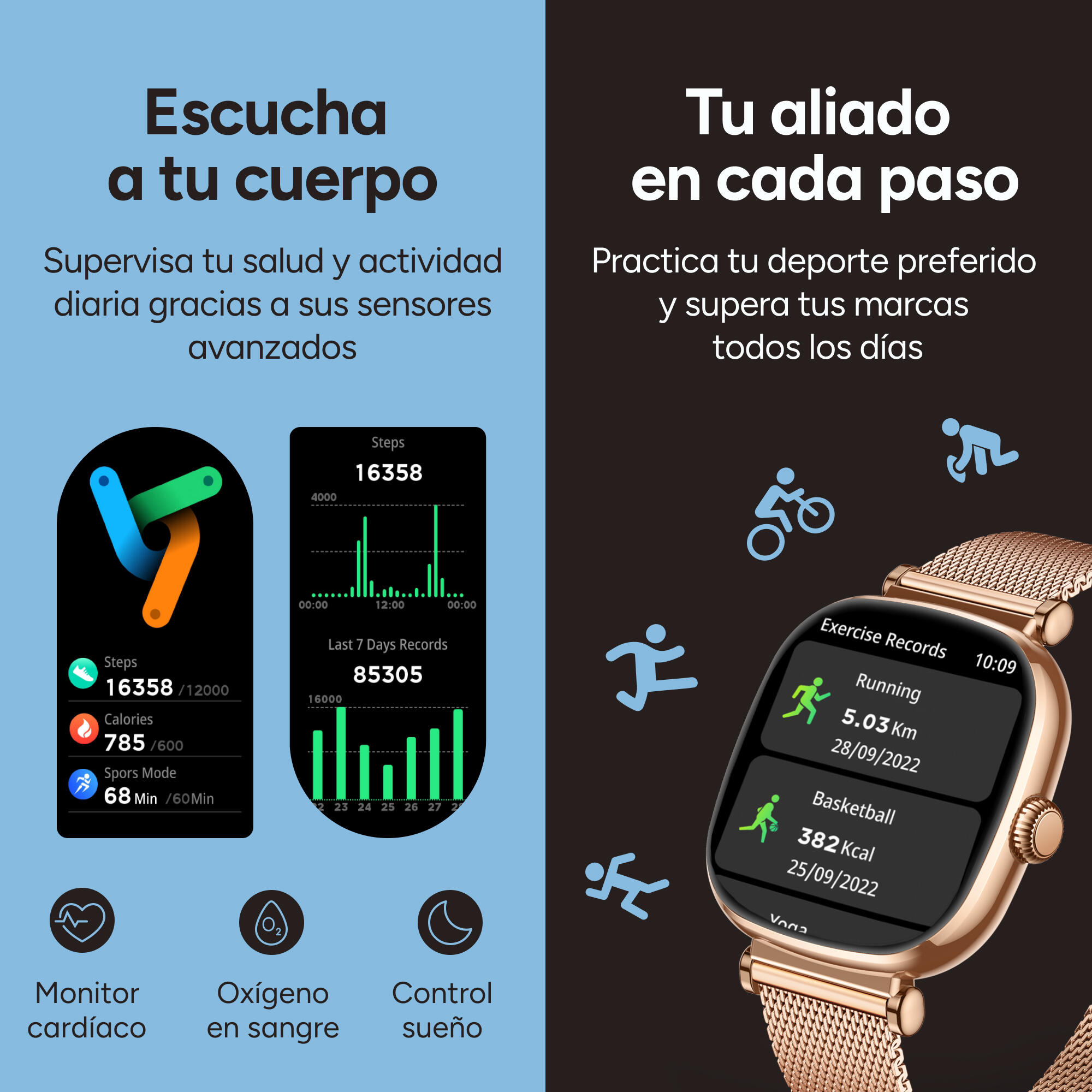 Smartwatch KSIX Iria 7/8