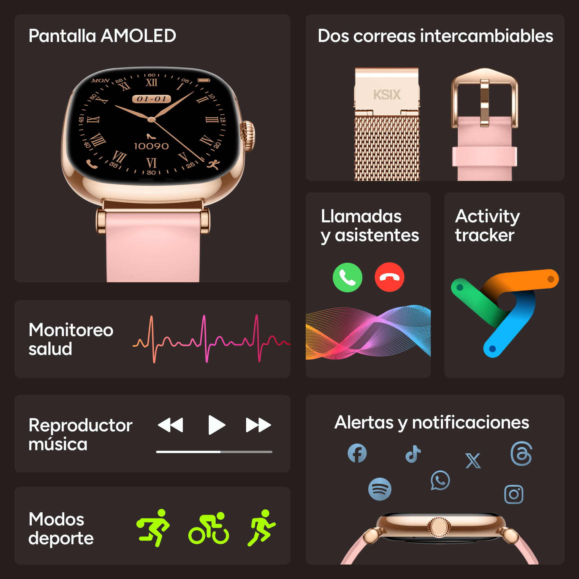 Smartwatch KSIX Iria 2/8