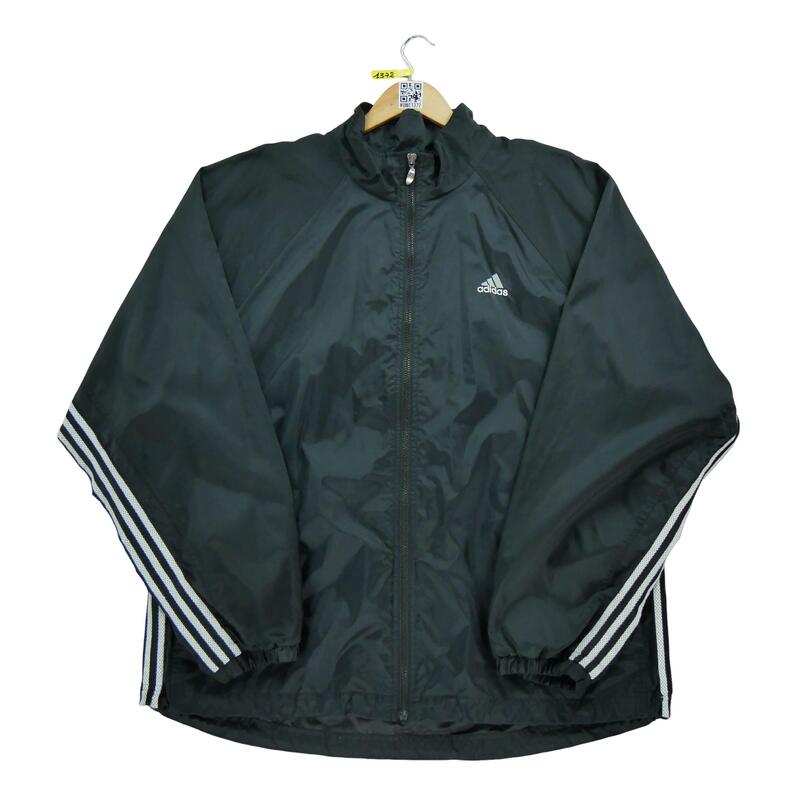 Reconditionné - Coupe-vent Homme Vintage Y2K Noir - Bon État