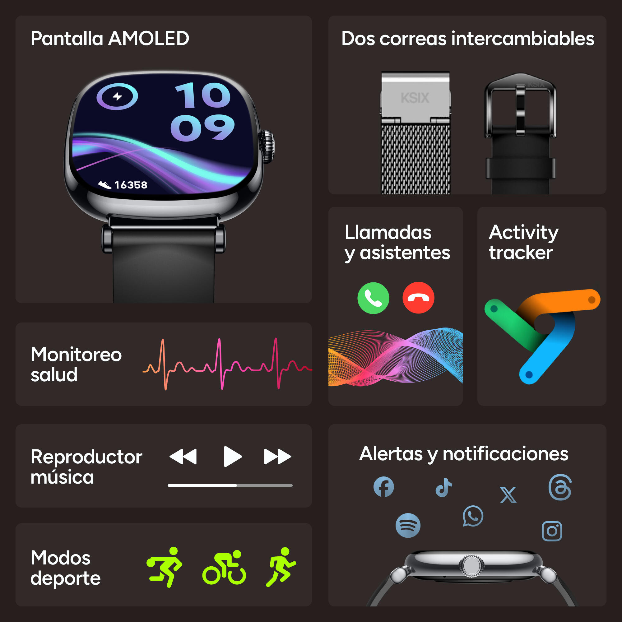 Smartwatch KSIX Iria 2/8